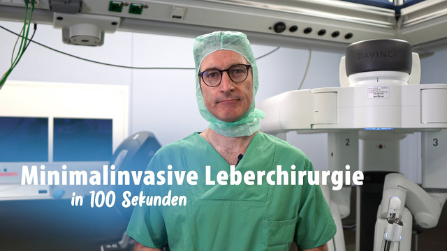 Minimalinvasive Leberchirurgie in 100 Sekunden | Klinikum Mutterhaus